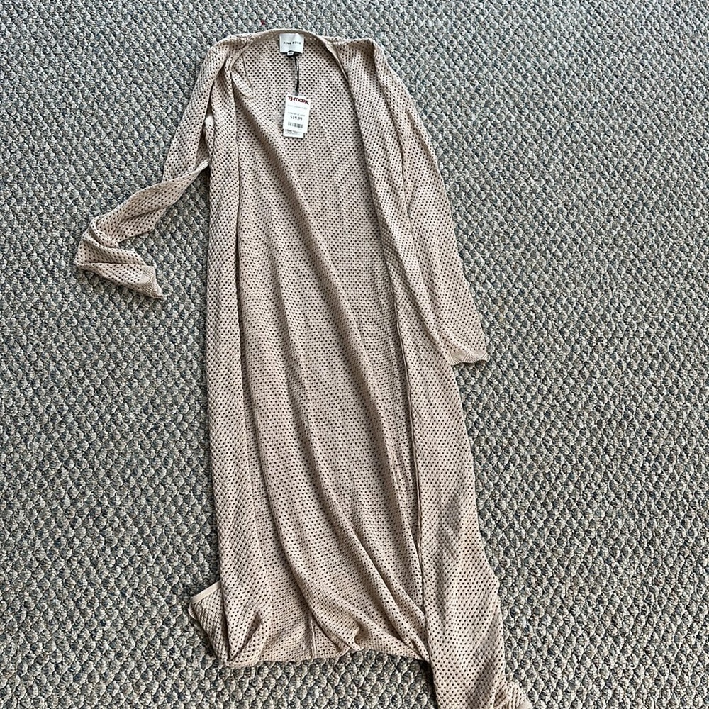 Small, tan coverup/sweater